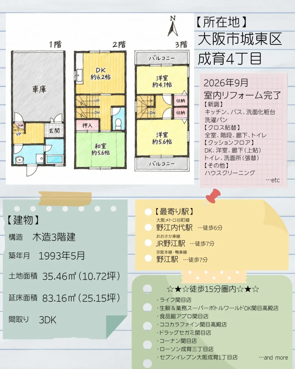 ✨【当社売主物件】2026年9月 室内フルリフォーム完了!✨