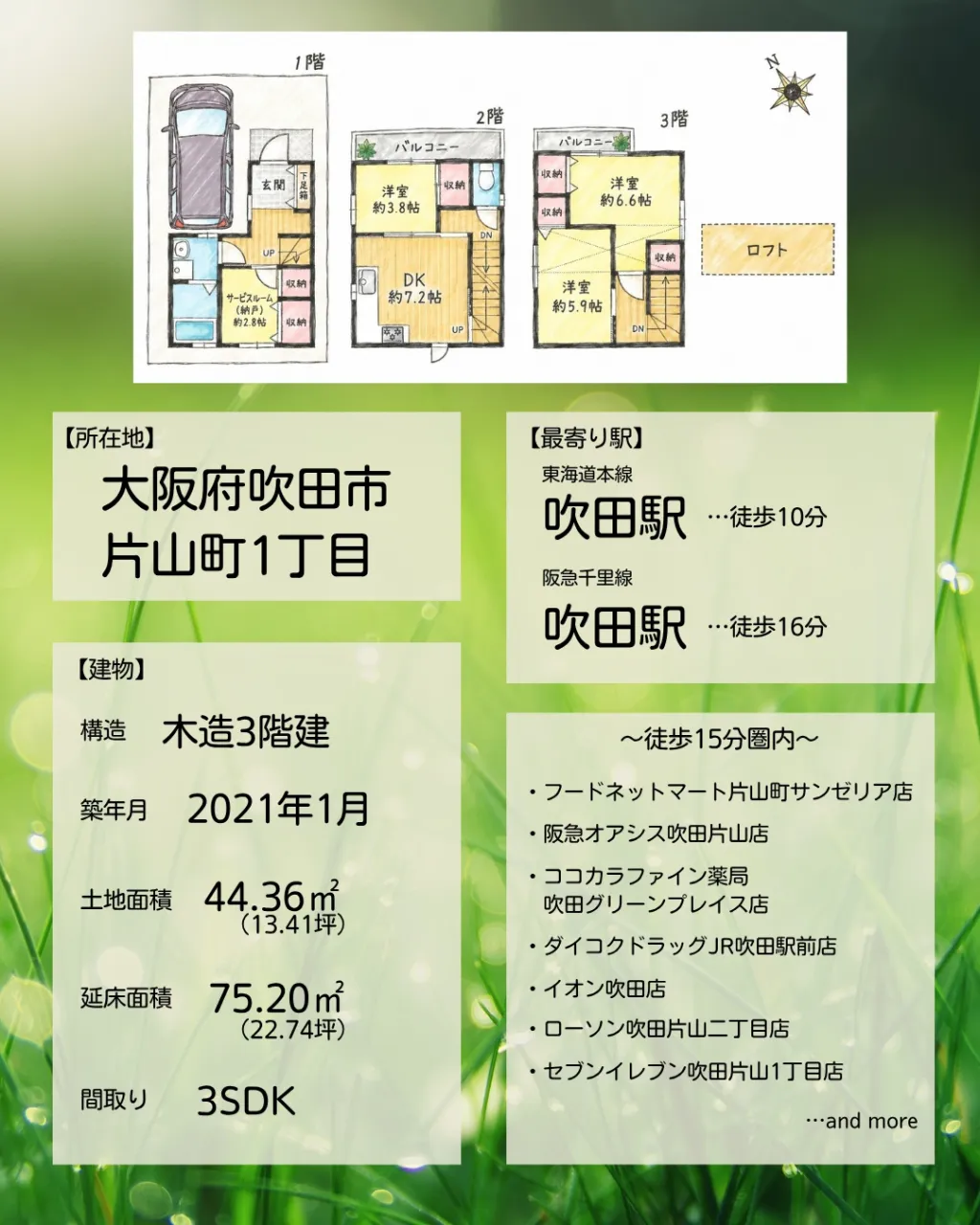 【吹田市片山町1丁目】子育てファミリー必見👨👩👧👦✨ ...